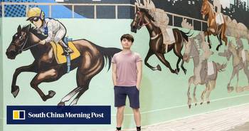 Large-scale festive murals at the Sha Tin Racecourse celebrate diverse connections between horse racing sport and Hong Kong daily lives