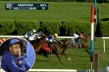 Edwin Diaz's horse wins at Saratoga as 19/1 underdog