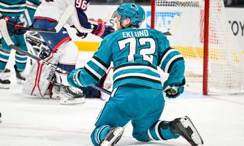 Eklund's 1st NHL Goal Ray of Light for Tired Sharks Fans