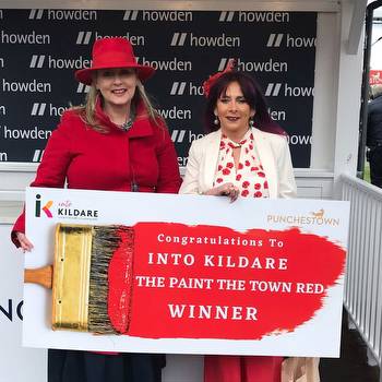 Elizabeth Deegan ‘Paints The Town Red’ for Punchestown
