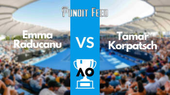 Emma Raducanu vs Tamara Korpatsch Prediction and Odds: Australian Open