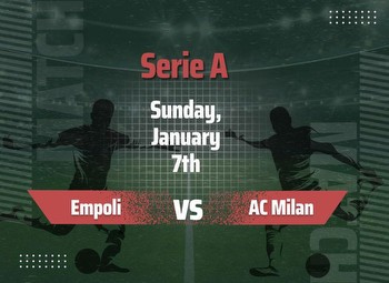 Empoli vs Milan predictions: betting tips and odds for the Serie A
