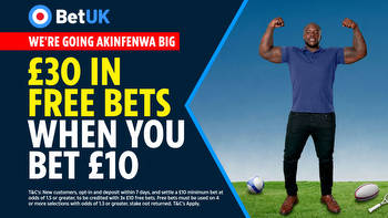 England v Australia offer: Bet £10 and get £30 in free bets with Bet UK