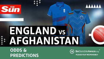 England vs Afghanistan odds and predictions for 2023 Cricket World Cup