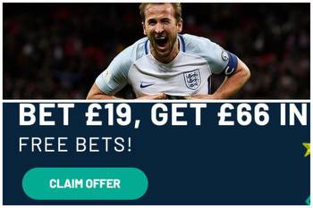 England vs Wales Betting Offer: Bet £19 get £66 In World Cup Free Bets With BetUK