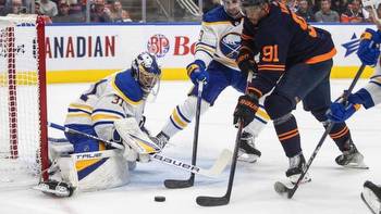 Eric Comrie sharp Buffalo Sabres sink Edmonton Oilers
