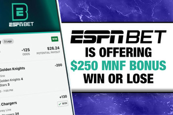 ESPN BET Is Offering $250 MNF Bonus Win Or Lose for Eagles-Seahawks