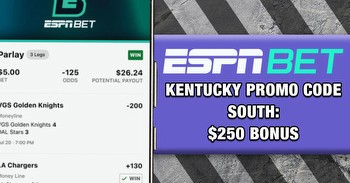 ESPN BET Kentucky Promo Code SOUTH: $250 Bonus for NBA, UFC 296, NFL Week 15