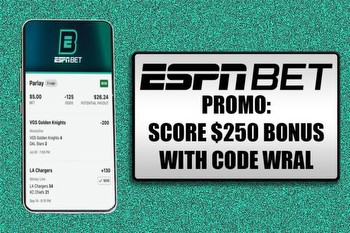 ESPN BET promo: Score $250 bonus for Friday NBA, weekend NFL with code WRAL