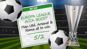 Europa League boost: Get Arsenal, Manchester United and Roma all to win, now at 5/2 with Paddy Power!