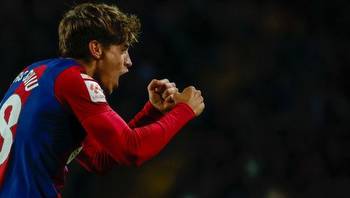 European football roundup: Teenager Guiu scores winner for Barca; Aston Villa thrash West Ham