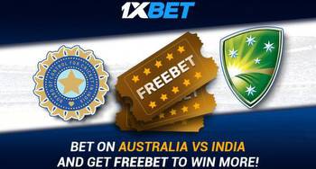 Exciting FREE Bet Promotion For Australia Tour of India