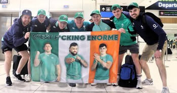 Exodus of Irish fans under way for Rugby World Cup match against Scotland