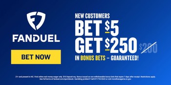 FanDuel NC promo code: Secure $250 in bonus bets with exclusive offer