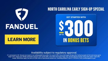 FanDuel NC Promo Code: Sign up Now & Get $300 Upon NC Launch