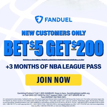 FanDuel offer: 3 months NBA League Pass + $200 in bonus bets for new sign-ups