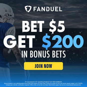FanDuel promo: Bet $5 get $200 in bonus bets for MNF
