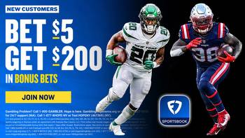 FanDuel Promo Code: Bet $5, Get $200 Bonus for NY Jets-Patriots