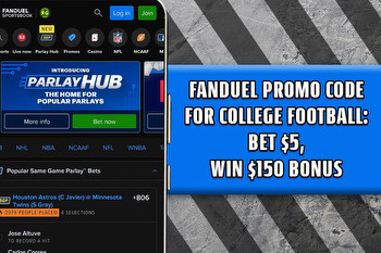 FanDuel Promo Code for College Football: Bet $5, Win $150 Bonus Saturday