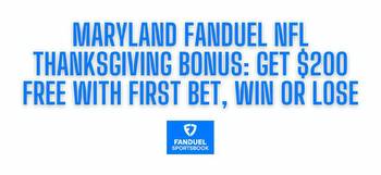 FanDuel promo code for Maryland: Bet $5 on NFL Thanksgiving, get $200 guaranteed