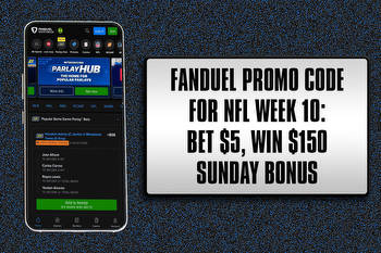 FanDuel Promo Code for NFL Week 10: Bet $5, Win $150 Sunday Bonus
