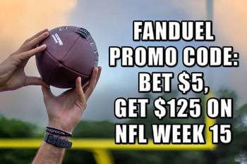 FanDuel promo code for NFL Week 15: $5 turns into $125 instantly