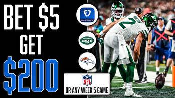 FanDuel Promo Code: Get $200 Instant Bonus for NY Jets vs. Broncos or Any NFL Week 5 Game