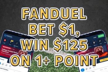 FanDuel Sportsbook NFL Promo Includes Bet $1, Win $125 If 1+ Point Scored
