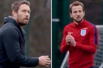 Fans blaming Jonny Wilkinson for Harry Kane miss as video of him teaching England ace to kick ball OVER bar resurfaces