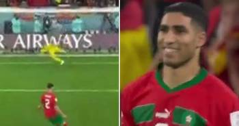 Fans cannot believe Achraf Hakimi knocked Spain out with 'a Penguin and a Panenka'