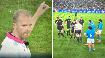 Fans can't believe what happened to Wayne Barnes during All Blacks clash