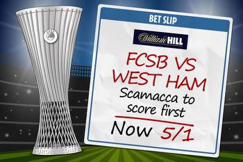 FCSB vs West Ham: Scamacca to score first in Conference League clash boosted to 5/1 with William Hill