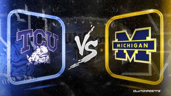 Fiesta Bowl Odds: TCU-Michigan prediction, odds and pick