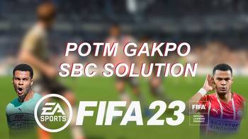 FIFA 23 POTM Gakpo SBC Solution Prediction