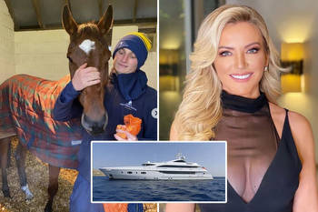 'First Lady of lingerie' has luxury lifestyle and £80k horse with Grand National trainer