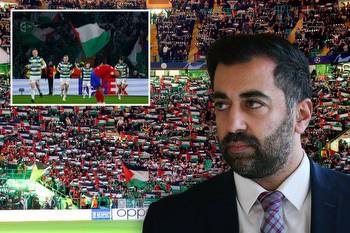 First Minister Humza Yousaf at odds with Celtic board over Palestine flags as he says 'we're a democratic society'