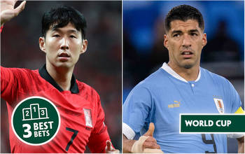 Football Tips: A 15/2 punt tops our Uruguay v South Korea bets