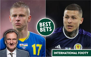 Football Tips: Thommo's 3 best bets for Ukraine v Scotland tonight