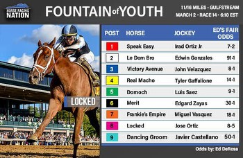 Fountain of Youth fair odds: Locked is loaded for 2024 debut