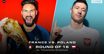 France vs. Poland World Cup time, live stream, TV channel, lineups, odds for FIFA Qatar 2022 match