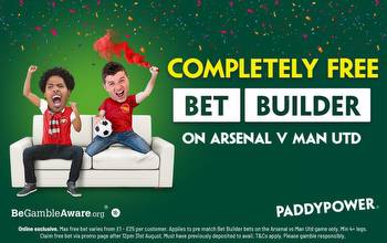 Free Bet Builder Offer: Take advantage of Paddy's latest freebie