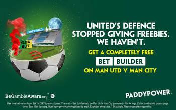 Free Bet Offer: Get a FREE Bet Builder for Man Utd v Man City