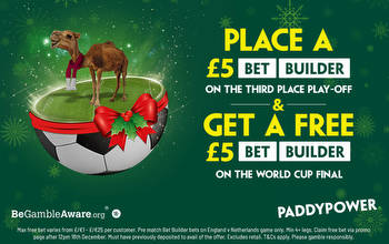 Free Bet Offer: How to get free £/€5 Bet Builder for World Cup final