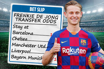 Frenkie de Jong transfer odds: Liverpool and Chelsea odds SLASHED overnight but Barcelona stay likely, Man Utd 9/1