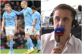 Gary Neville predicts two Manchester sides to finish in top two of Premier League