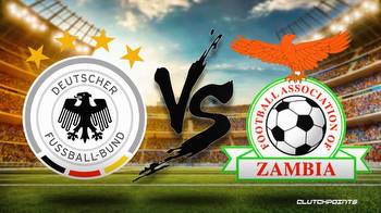 Germany vs Zambia prediction, odds, pick, how to watch