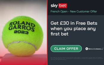 Get £30 in Free Bets when you register and place any first bet