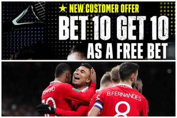 Get a £10 Premier League Free Bet With The DAZN Bet Manchester United vs Nottingham Forest Betting Offer