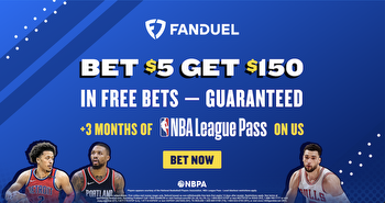 Get Free NBA League Pass + $150 Bonus with FanDuel Promo Code Now