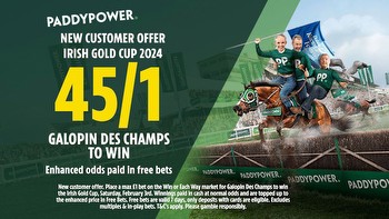 Get Galopin Des Champs at 45/1 to win the Irish Gold Cup at Leopardstown on Paddy Power